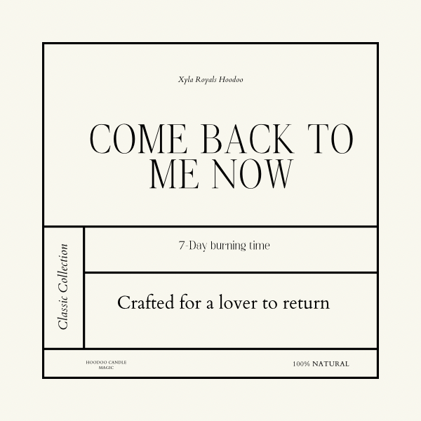 Come Back To Me Now Kit